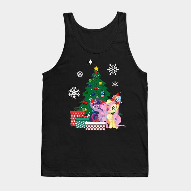 My Little Pony Around The Christmas Tree Tank Top by box2boxxi